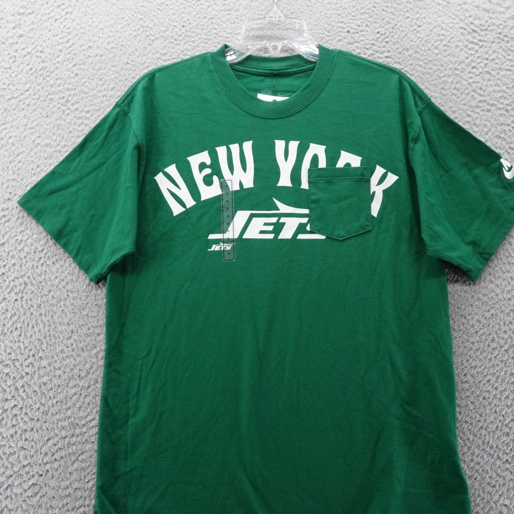 Nike NFL New York Jets TShirt Mens‎ Small Green Pocket Tee Short Sleeve NWT - Picture 3 of 13